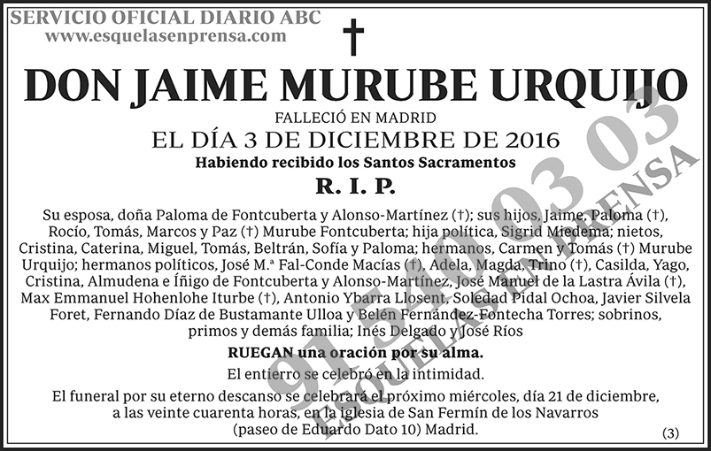 Jaime Murube Urquijo